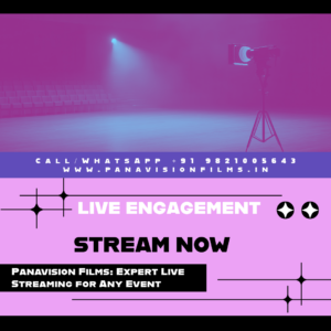 Live streaming and real-time event coverage by Panavision Films, capturing every moment with clarity and reaching your global audience instantly.